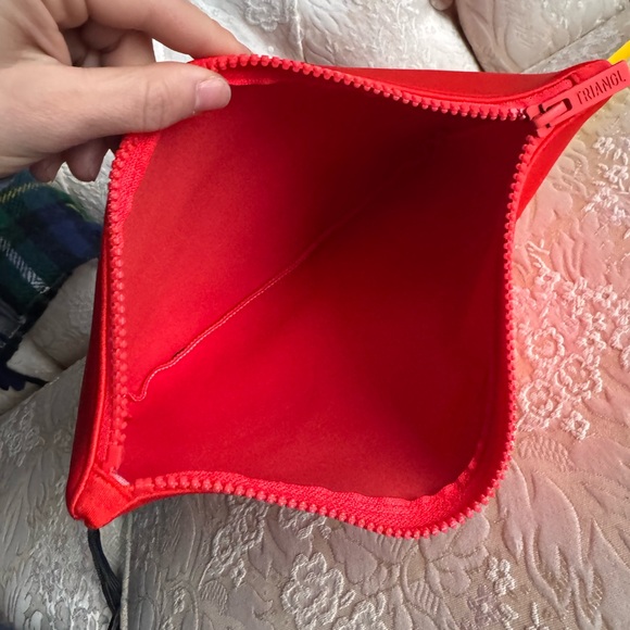 Triangl Swimwear Red Neoprene Pouch - Picture 3 of 6